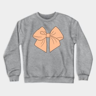 Peachy Keen Vector Bow Crewneck Sweatshirt